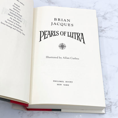 Pearls of Lutra by Brian Jacques [U.S. FIRST EDITION • FIRST PRINTING] 1997 ❧ Redwall #9 ❧ Philomel