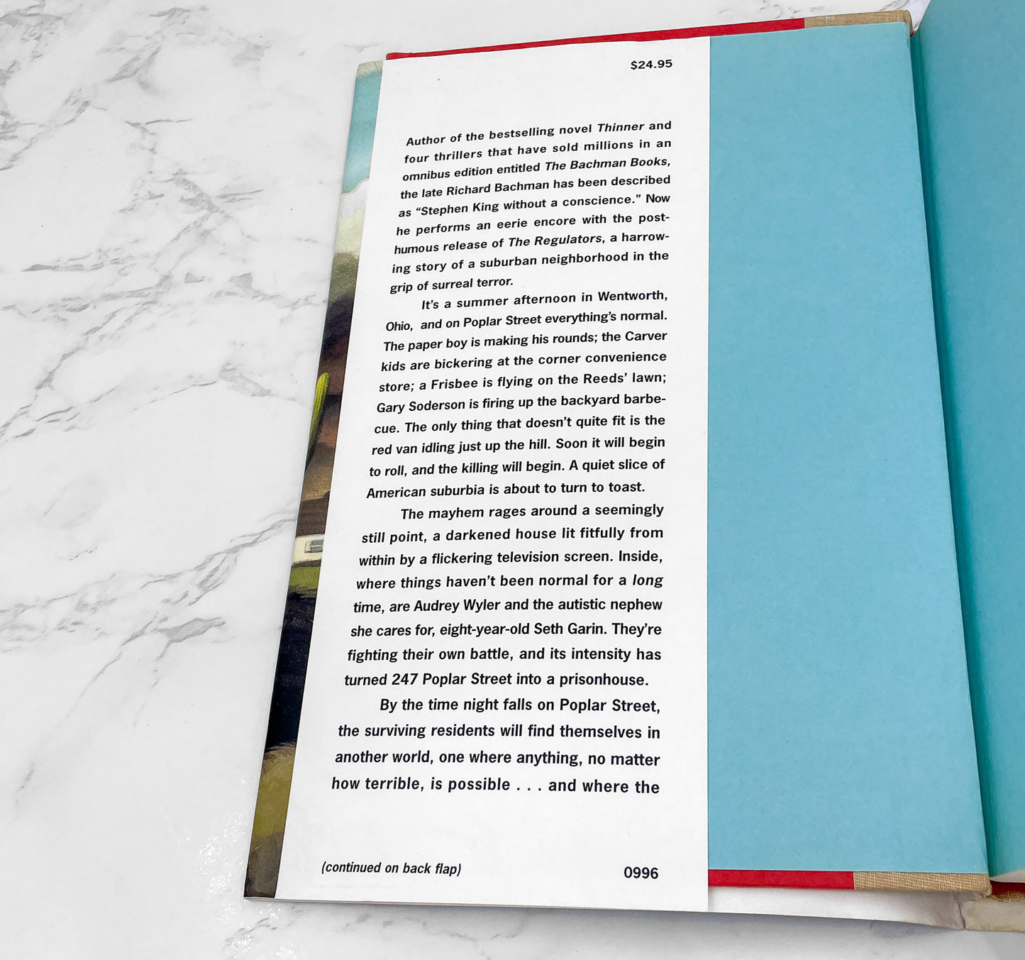 The Regulators by Richard Bachman aka Stephen King [FIRST EDITION • FIRST PRINTING] 1996 • Dutton