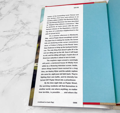 The Regulators by Richard Bachman aka Stephen King [FIRST EDITION • FIRST PRINTING] 1996 • Dutton