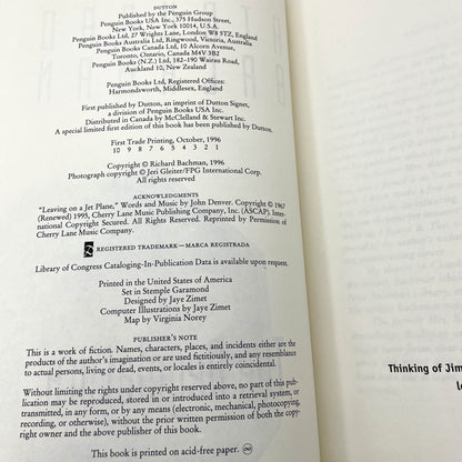 The Regulators by Richard Bachman AKA Stephen King [FIRST EDITION • FIRST PRINTING] 1996