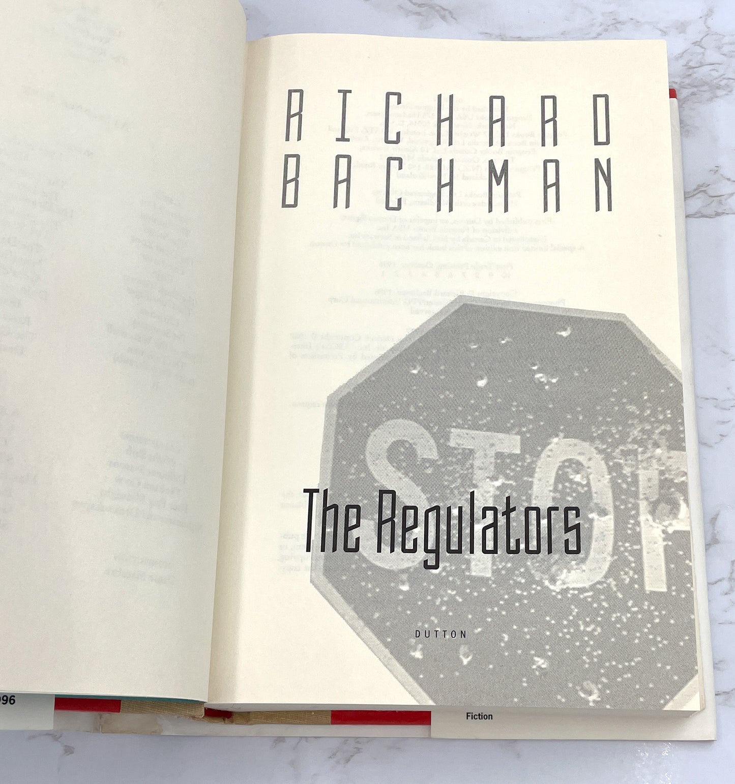 The Regulators by Richard Bachman aka Stephen King [FIRST EDITION • FIRST PRINTING] 1996 • Dutton