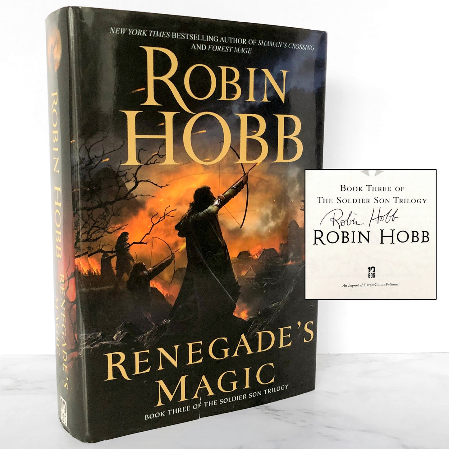 Renegade's Magic by Robin Hobb SIGNED! [2008 HARDCOVER] BCE • Eos