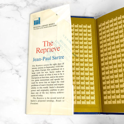 The Reprieve by Jean-Paul Sartre [1967 HARDCOVER] • The Modern Library