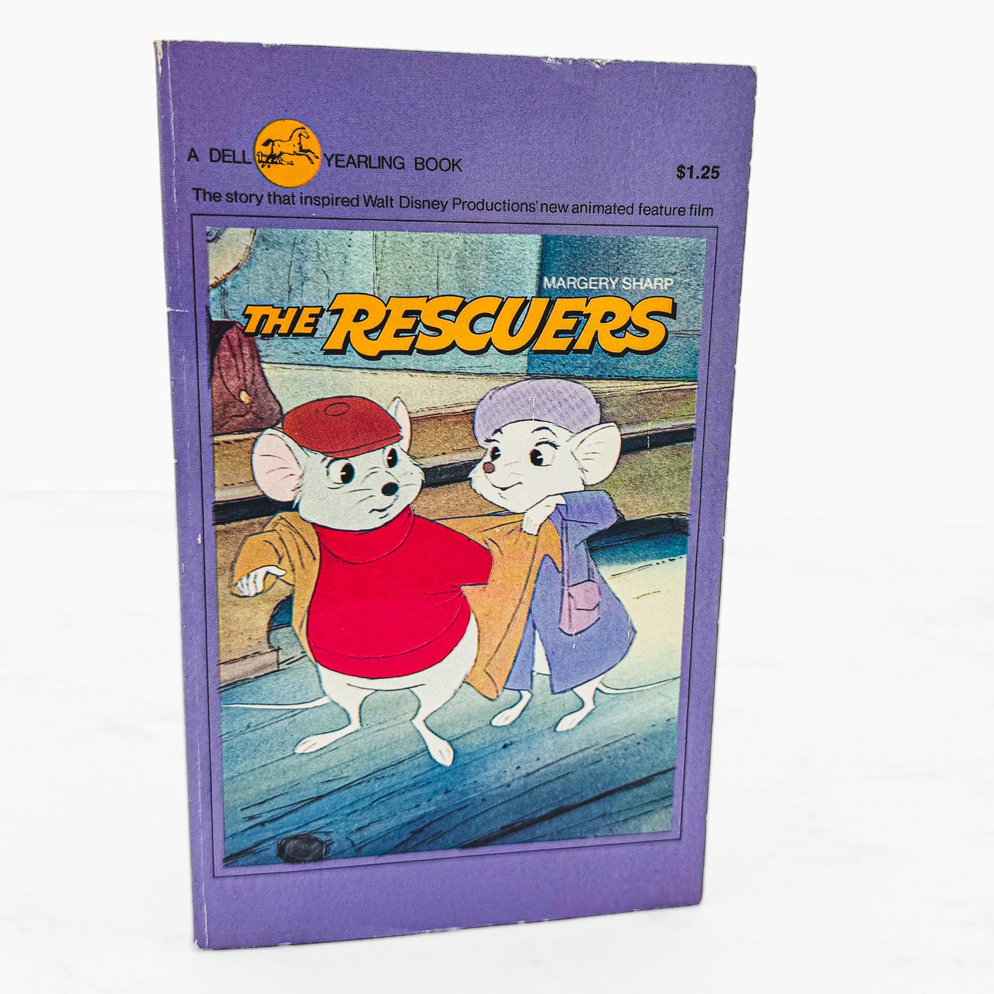 The Rescuers by Margery Sharp [1977 PAPERBACK] Dell Yearling • Movie Tie-in