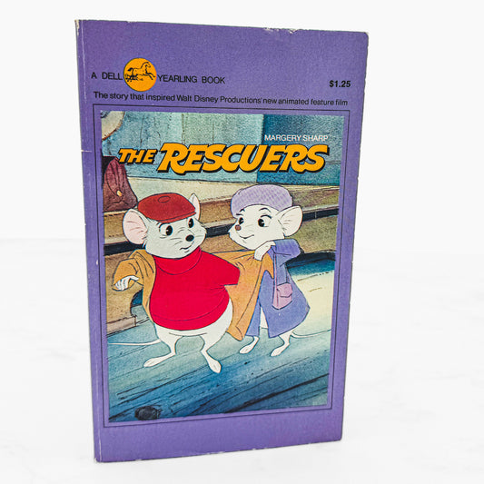 The Rescuers by Margery Sharp [1977 PAPERBACK] Dell Yearling • Movie Tie-in