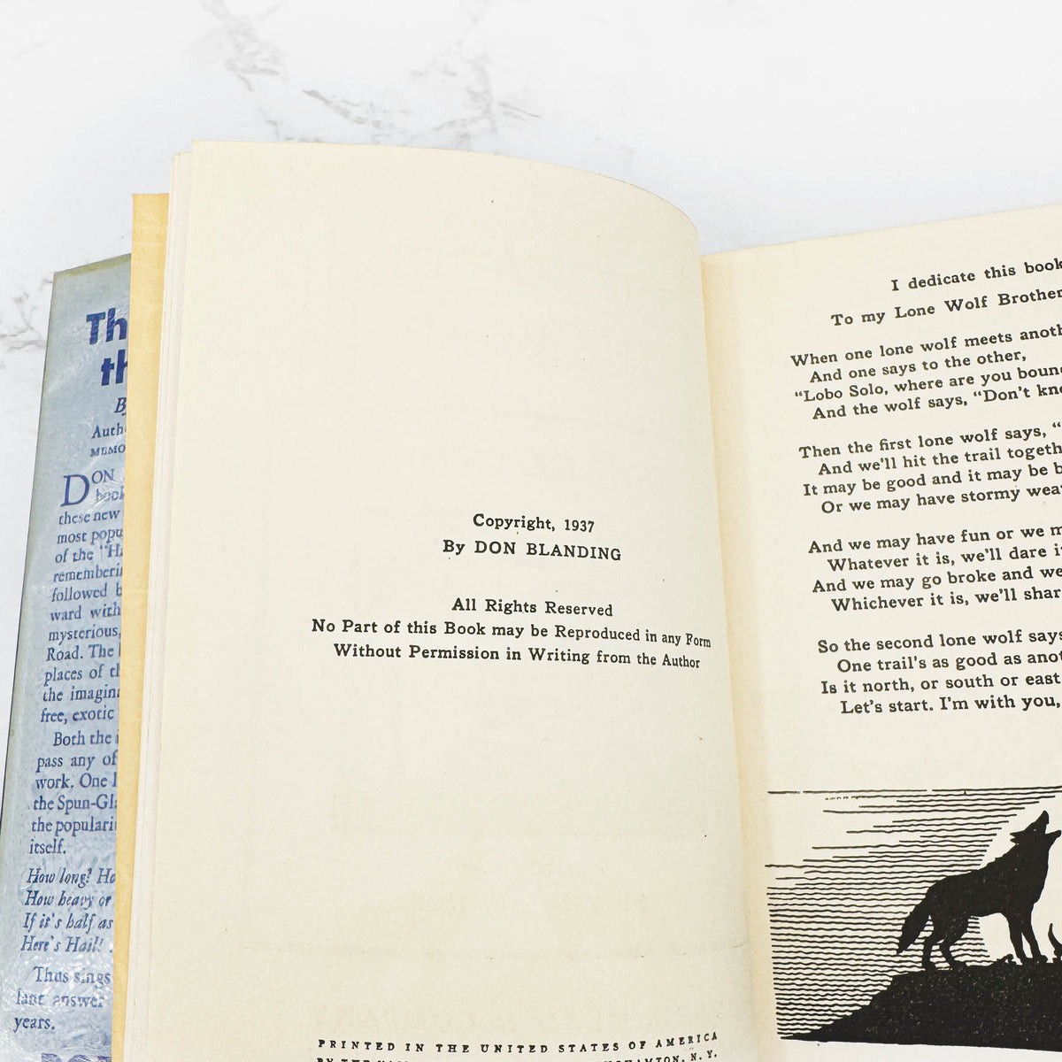The Rest of the Road by Don Blanding FLAT SIGNED! [FIRST EDITION • FIRST PRINTING] 1937 • Dodd Mead