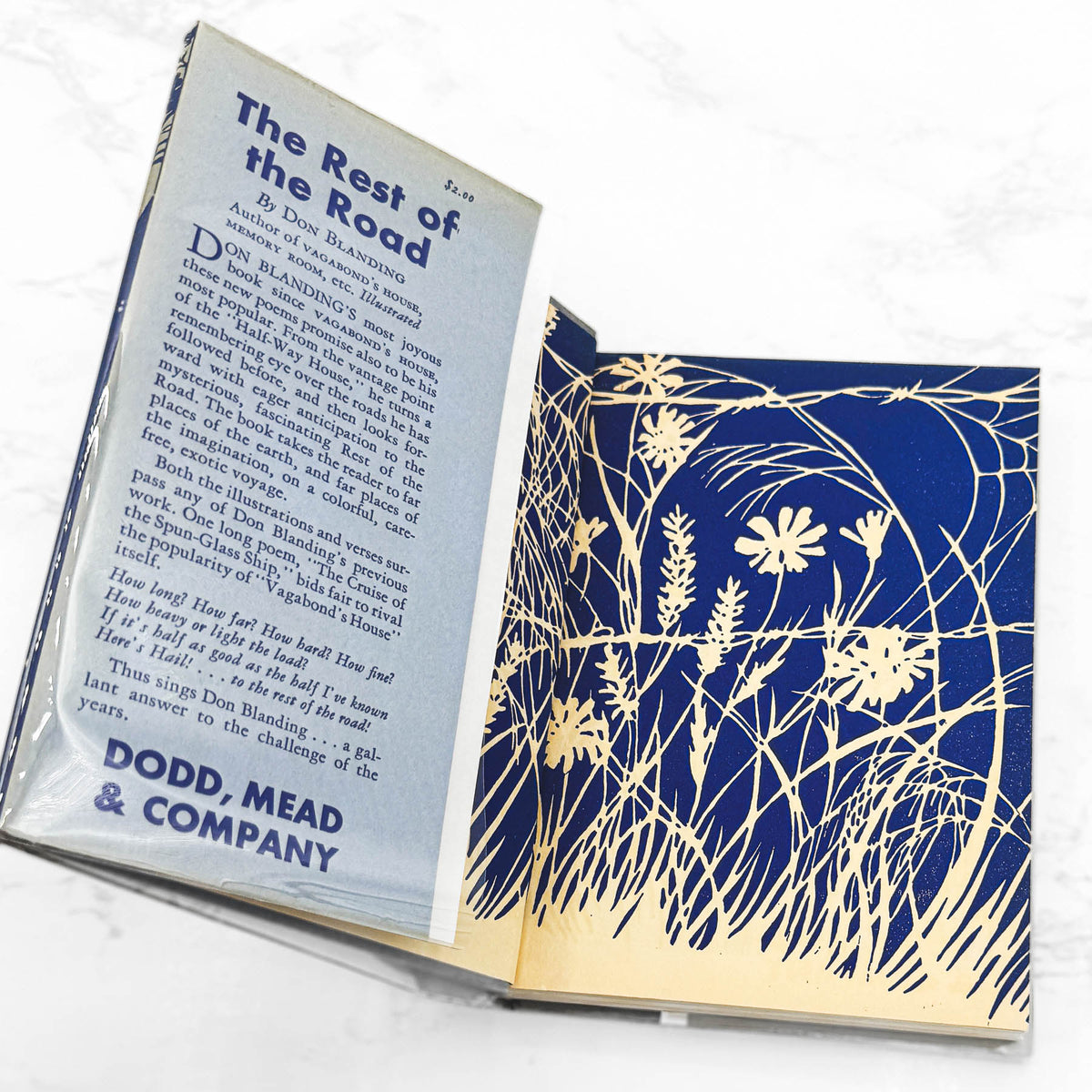 The Rest of the Road by Don Blanding FLAT SIGNED! [FIRST EDITION • FIRST PRINTING] 1937 • Dodd Mead