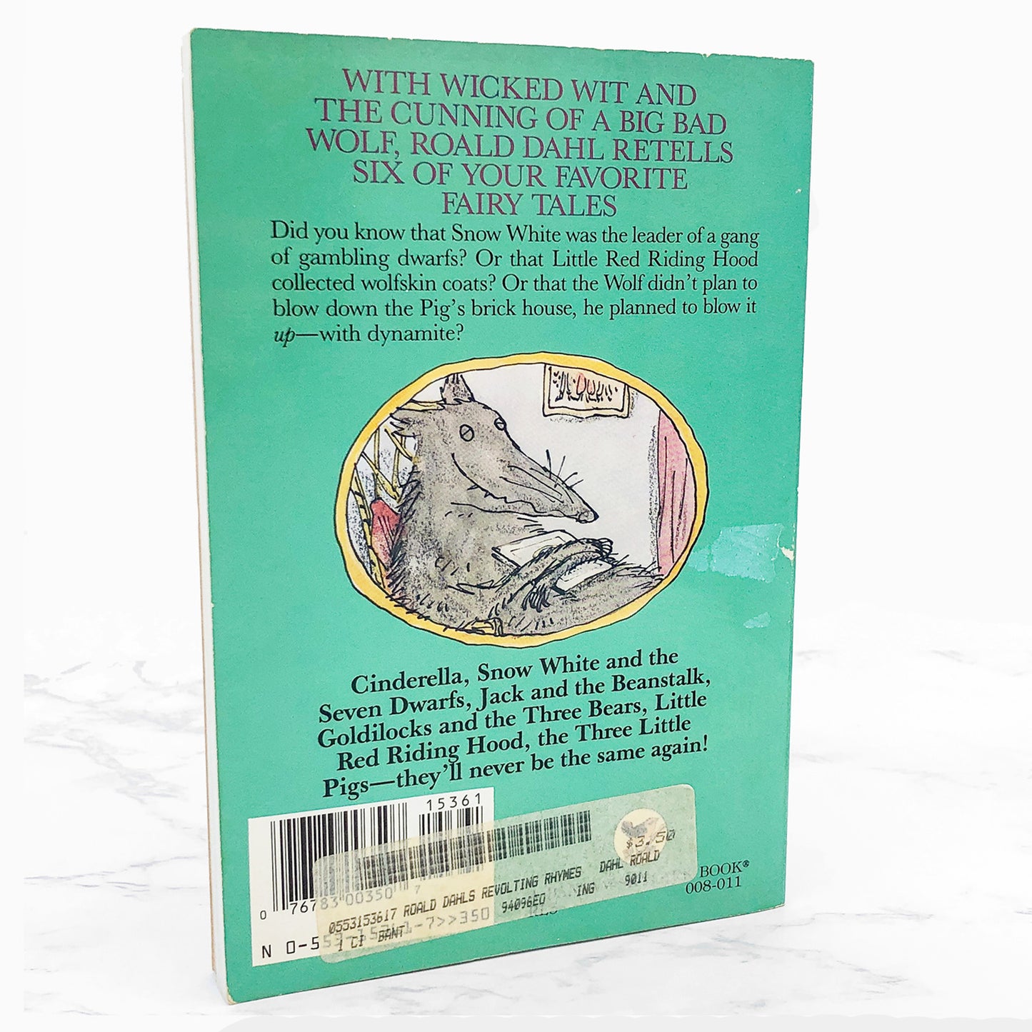 Revolting Rhymes by Roald Dahl [FIRST U.S. PAPERBACK EDITION] 1988 • Bantam Skylark