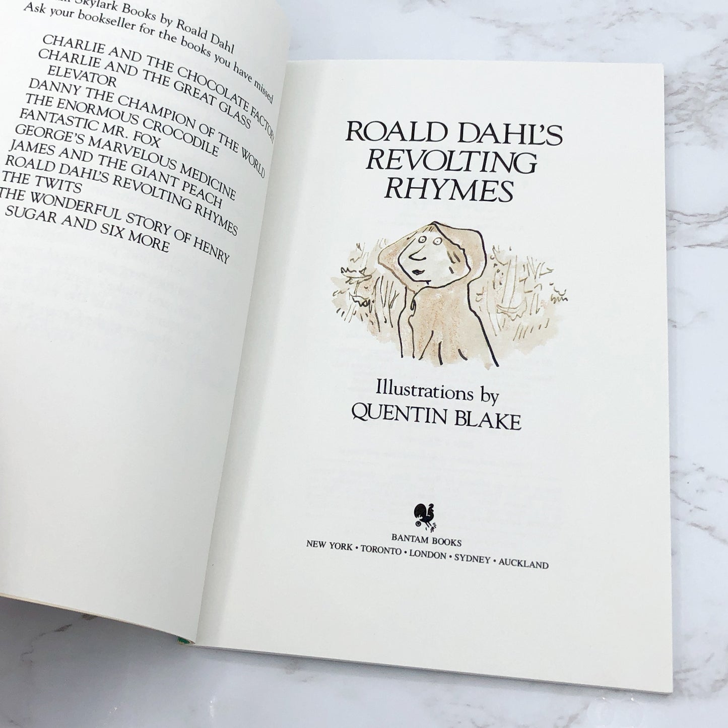 Revolting Rhymes by Roald Dahl [FIRST U.S. PAPERBACK EDITION] 1988 • Bantam Skylark