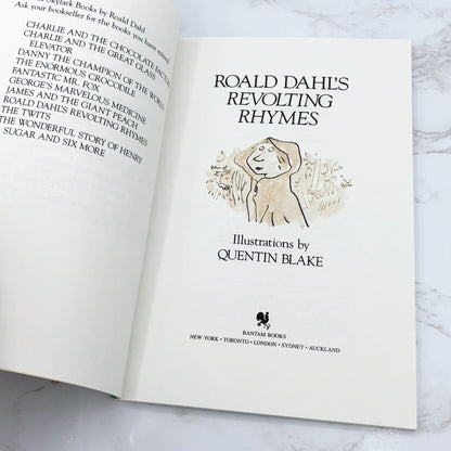 Revolting Rhymes by Roald Dahl [FIRST U.S. PAPERBACK EDITION] 1988 • Bantam Skylark