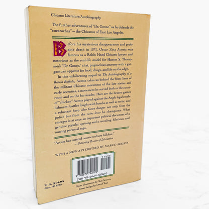 The Revolt of the Cockroach People by Oscar Zeta Acosta w. intro by Hunter S. Thompson [TRADE PAPERBACK] 1989 • Vintage Books