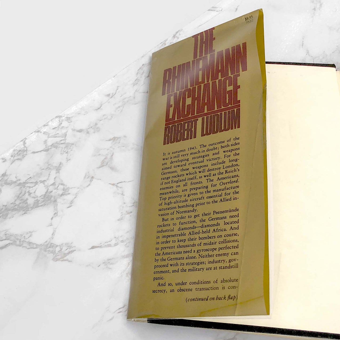 The Rhinemann Exchange by Robert Ludlum [FIRST EDITION • FIRST PRINTING] 1974 • The Dial Press