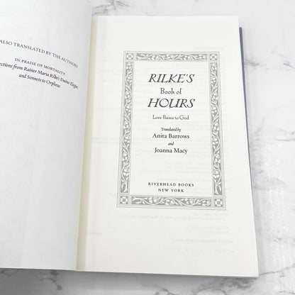 Rilke's Book of Hours: Love Poems to God by Rainer Maria Rilke [REVISED TRADE PAPERBACK] 2005 • Riverhead Books