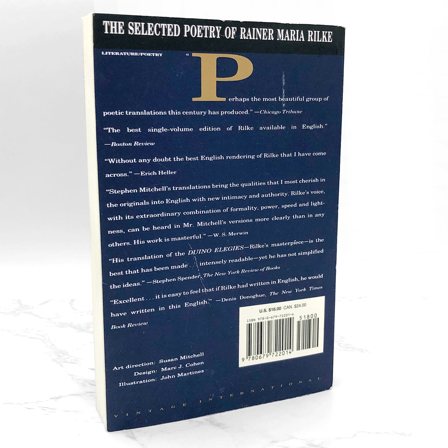 The Selected Poetry of Rainer Maria Rilke [TRADE PAPERBACK] 1989 • Vintage International