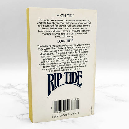 Rip Tide by Donald D. Cheatham [FIRST EDITION • FIRST PRINTING] 1984 • Zebra Horror • Mega Rare