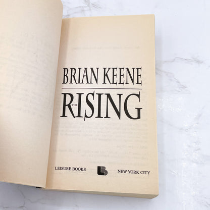 The Rising by Brian Keene [FIRST PAPERBACK PRINTING] 2004 • Leisure Horror