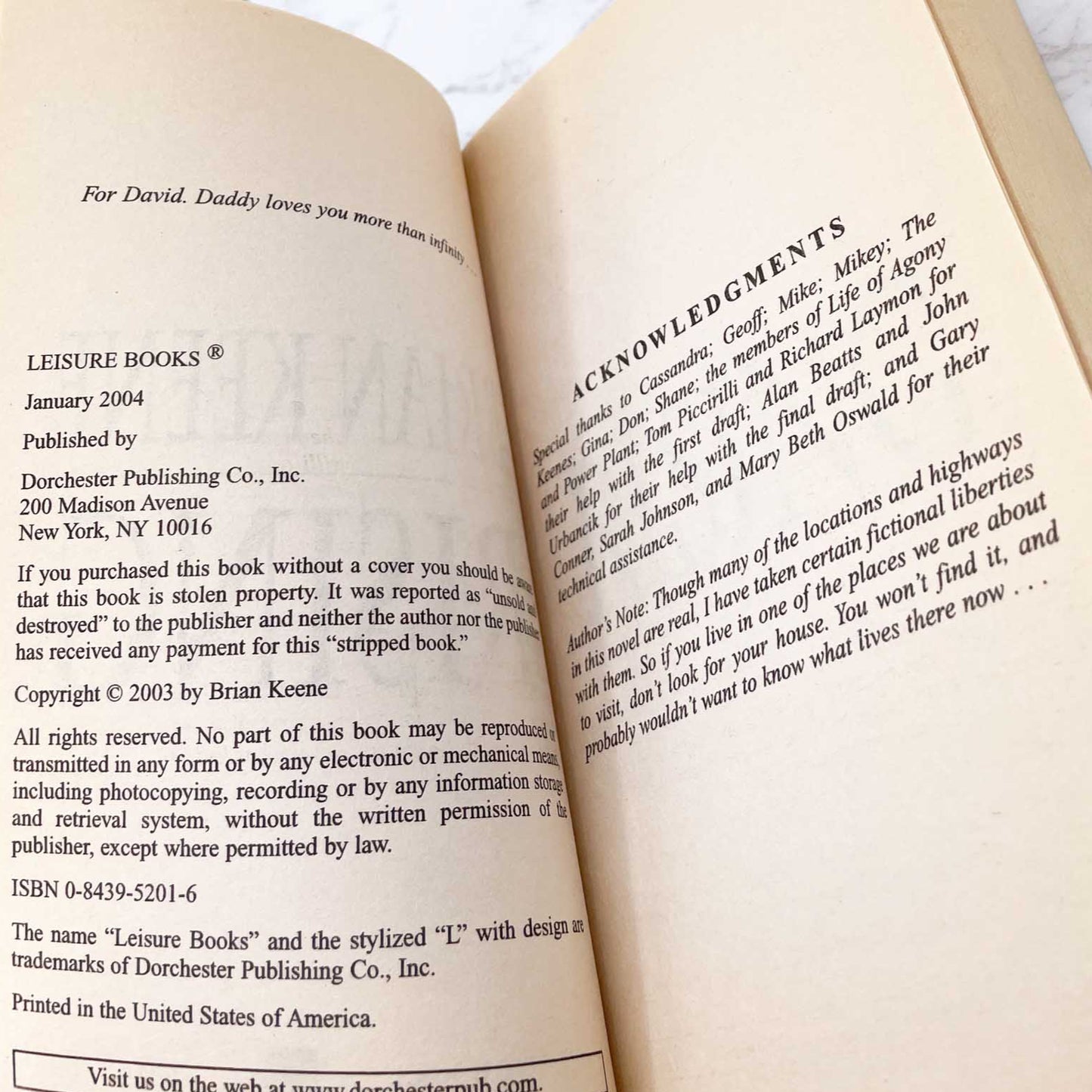 The Rising by Brian Keene [FIRST PAPERBACK PRINTING] 2004 • Leisure Horror