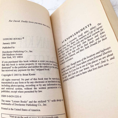 The Rising by Brian Keene [FIRST PAPERBACK PRINTING] 2004 • Leisure Horror