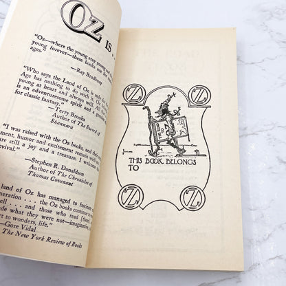 The Road to Oz by L. Frank Baum [1979 PAPERBACK] • 1st Del-Rey Printing! • Oz #5