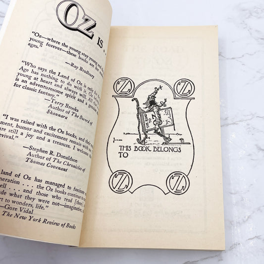 The Road to Oz by L. Frank Baum [1979 PAPERBACK] • 1st Del-Rey Printing! • Oz #5