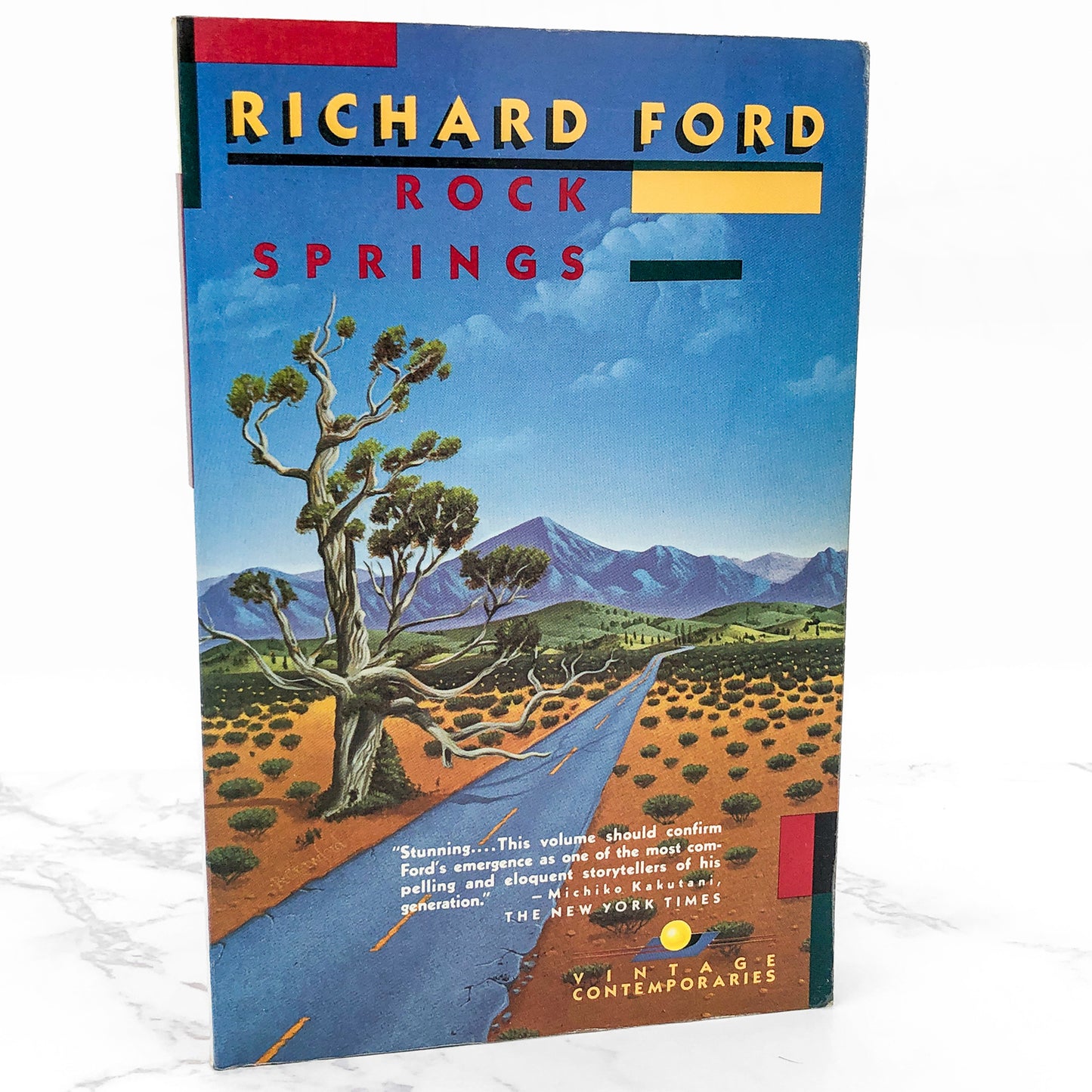 Rock Springs by Richard Ford [FIRST PAPERBACK PRINTING] 1988 • Vintage Contemporaries