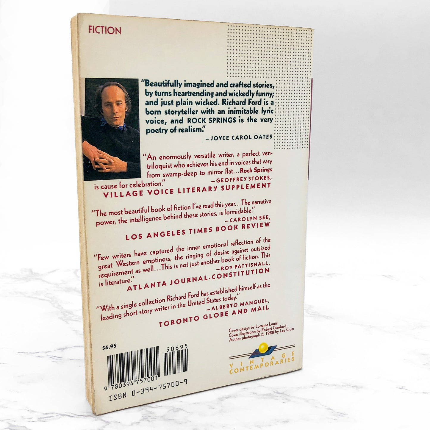 Rock Springs by Richard Ford [FIRST PAPERBACK PRINTING] 1988 • Vintage Contemporaries