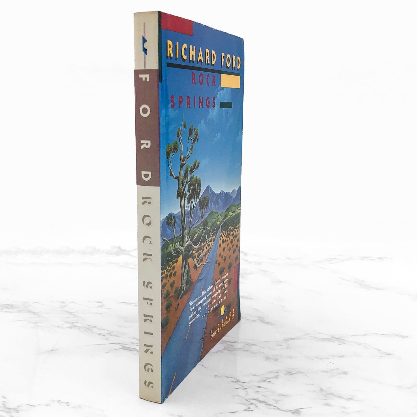 Rock Springs by Richard Ford [FIRST PAPERBACK PRINTING] 1988 • Vintage Contemporaries