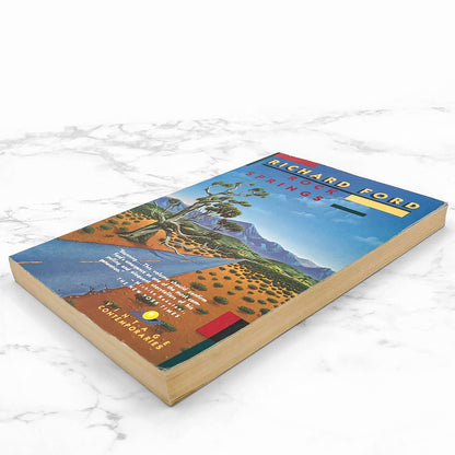 Rock Springs by Richard Ford [FIRST PAPERBACK PRINTING] 1988 • Vintage Contemporaries