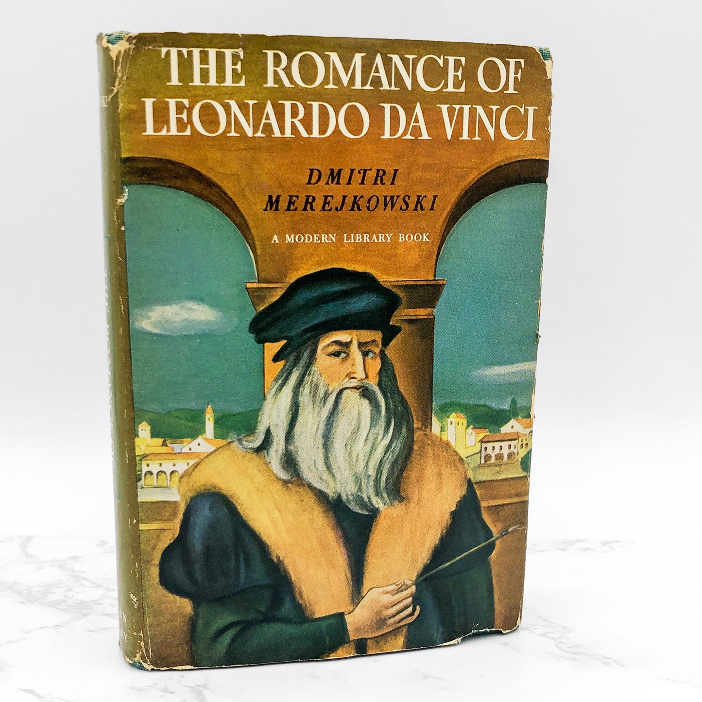The Romance of Leonardo da Vinci by Dmitry Merezhkovsky [ANTIQUE HARDCOVER] 1928 • The Modern Library