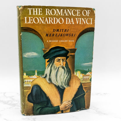 The Romance of Leonardo da Vinci by Dmitry Merezhkovsky [ANTIQUE HARDCOVER] 1928 • The Modern Library
