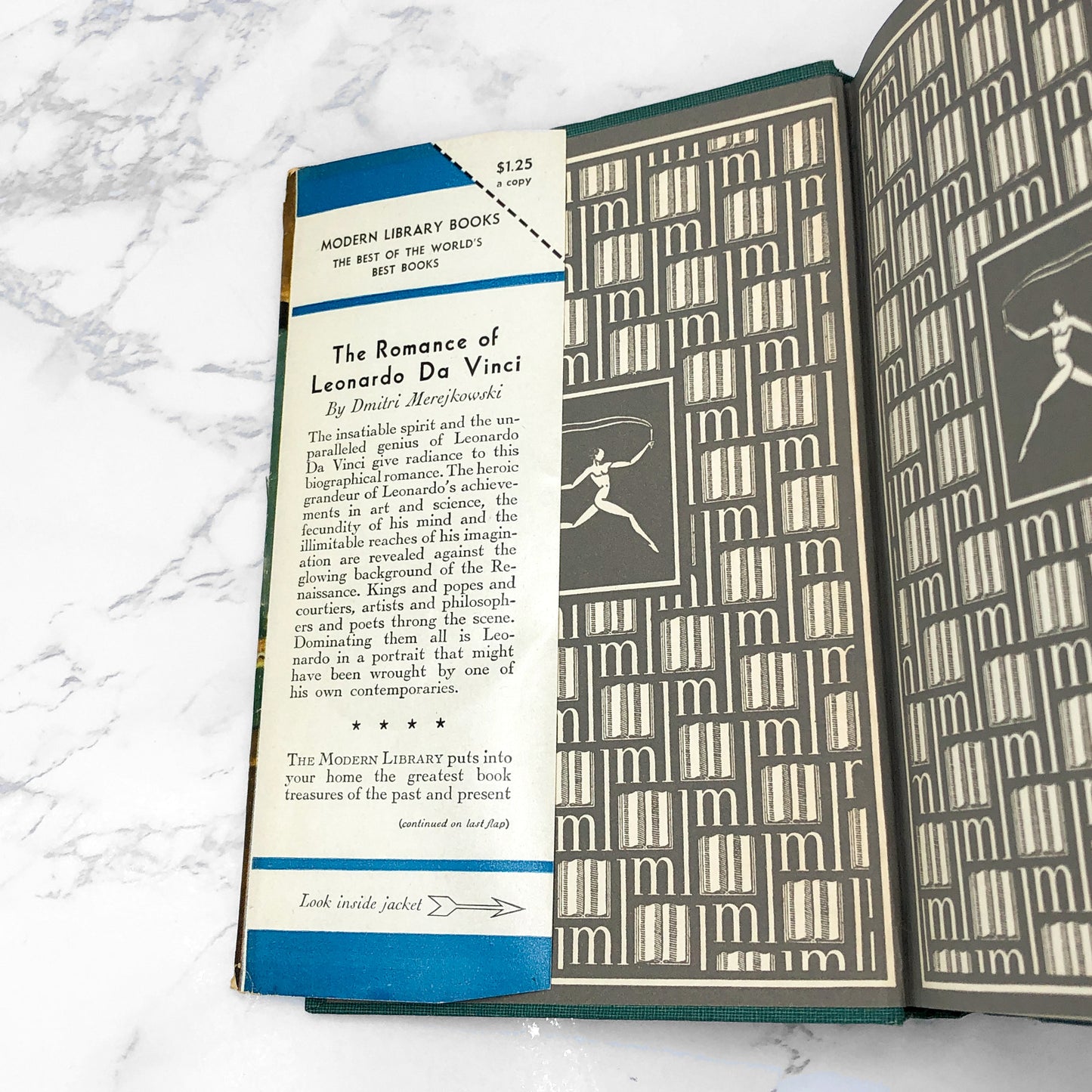 The Romance of Leonardo da Vinci by Dmitry Merezhkovsky [ANTIQUE HARDCOVER] 1928 • The Modern Library