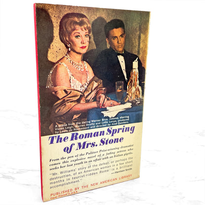 The Roman Spring of Mrs. Stone by Tennessee Williams [MOVIE TIE-IN PAPERBACK] 1961 • Signet