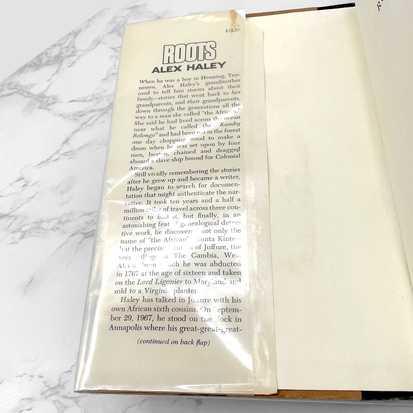 Roots: The Saga of an American Family by Alex Haley [FIRST EDITION • FIRST PRINTING] 1976 • Doubleday