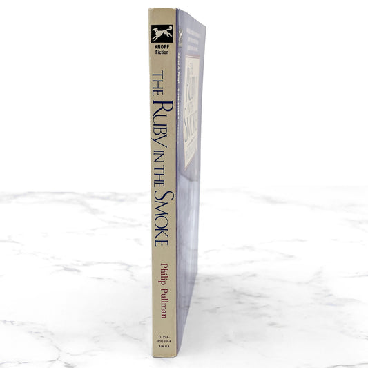 The Ruby in the Smoke by Philip Pullman [FIRST PAPERBACK EDITION] 1987 • Borzoi • Sally Lockhart #1