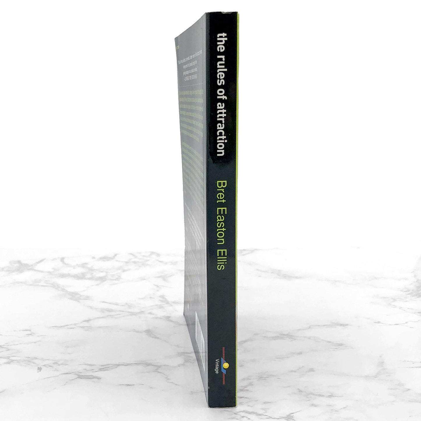 The Rules of Attraction by Bret Easton Ellis [TRADE PAPERBACK] 2002 • Vintage Contemporaries