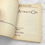 The Rules of Attraction by Bret Easton Ellis [FIRST PAPERBACK PRINTING] 1988 • Penguin Books