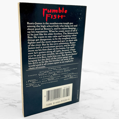 Rumble Fish by S.E. Hinton [MOVIE TIE-IN PAPERBACK] 1983 • Laurel-Leaf