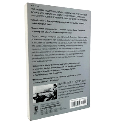 The Rum Diary by Hunter S. Thompson [TRADE PAPERBACK] 2011 • Movie Tie-in!