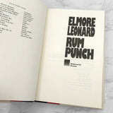 Rum Punch by Elmore Leonard [FIRST EDITION • FIRST PRINTING] 1992 • Delacorte