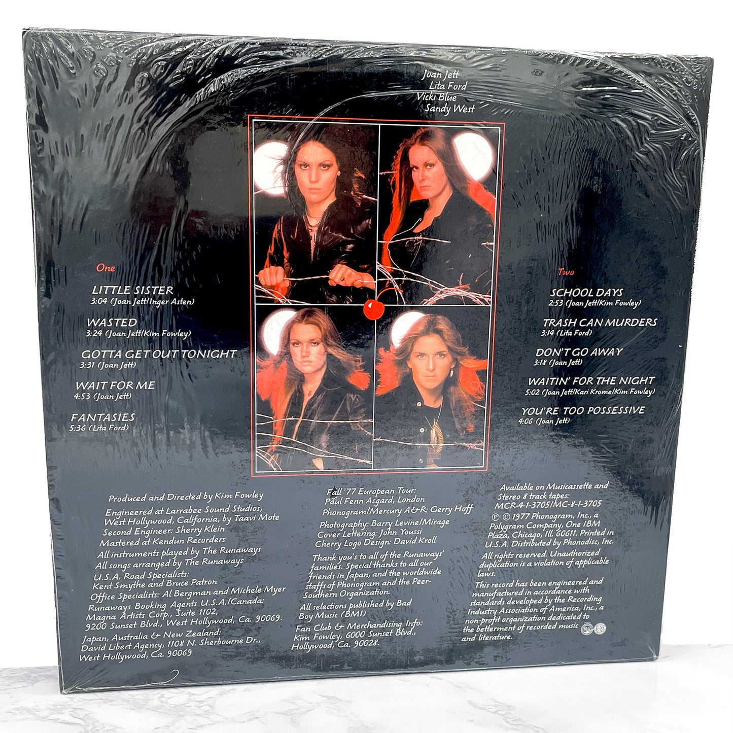 The Runaways ‎– Waitin' For The Night [VINYL LP] 1977 • Original First Pressing in Shrink! • Mercury