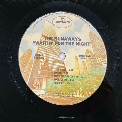 The Runaways ‎– Waitin' For The Night [VINYL LP] 1977 • Original First Pressing in Shrink! • Mercury
