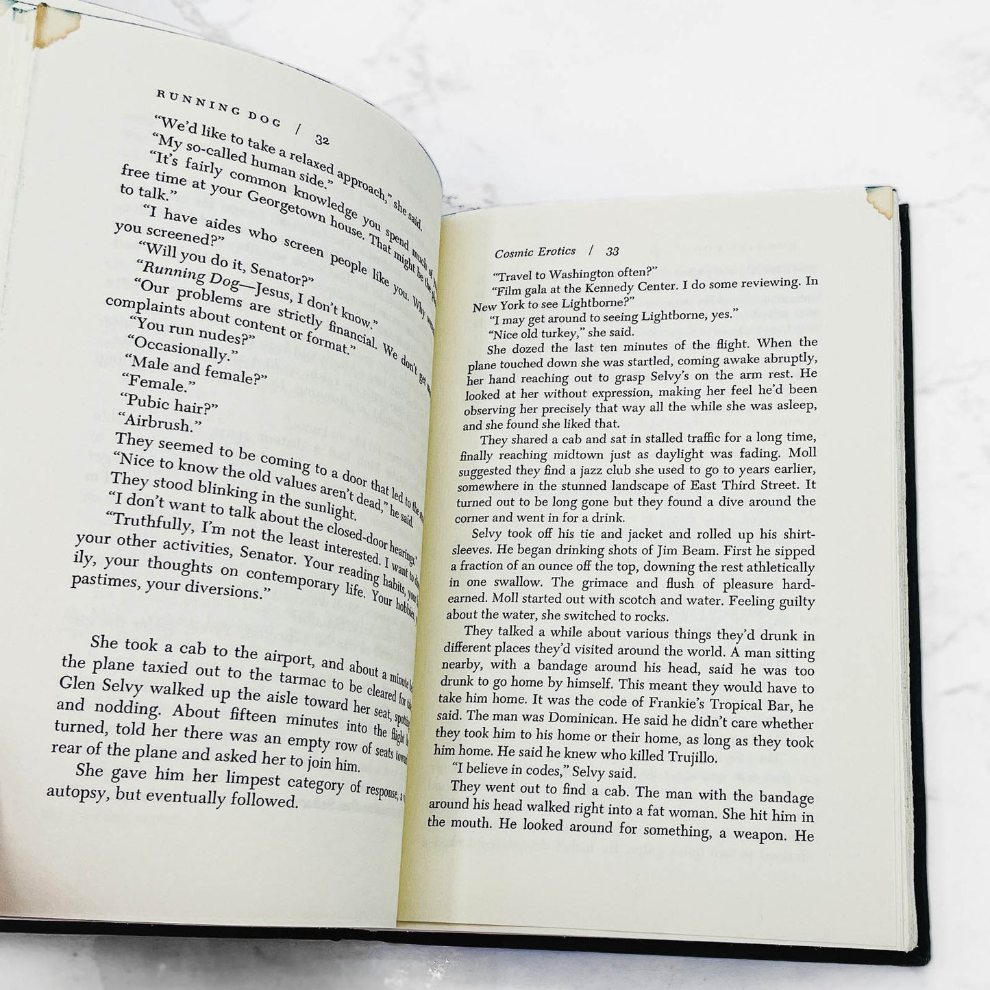 Running Dog by Don DeLillo [FIRST EDITION • FIRST PRINTING] 1978 • Knopf • *See Condition!