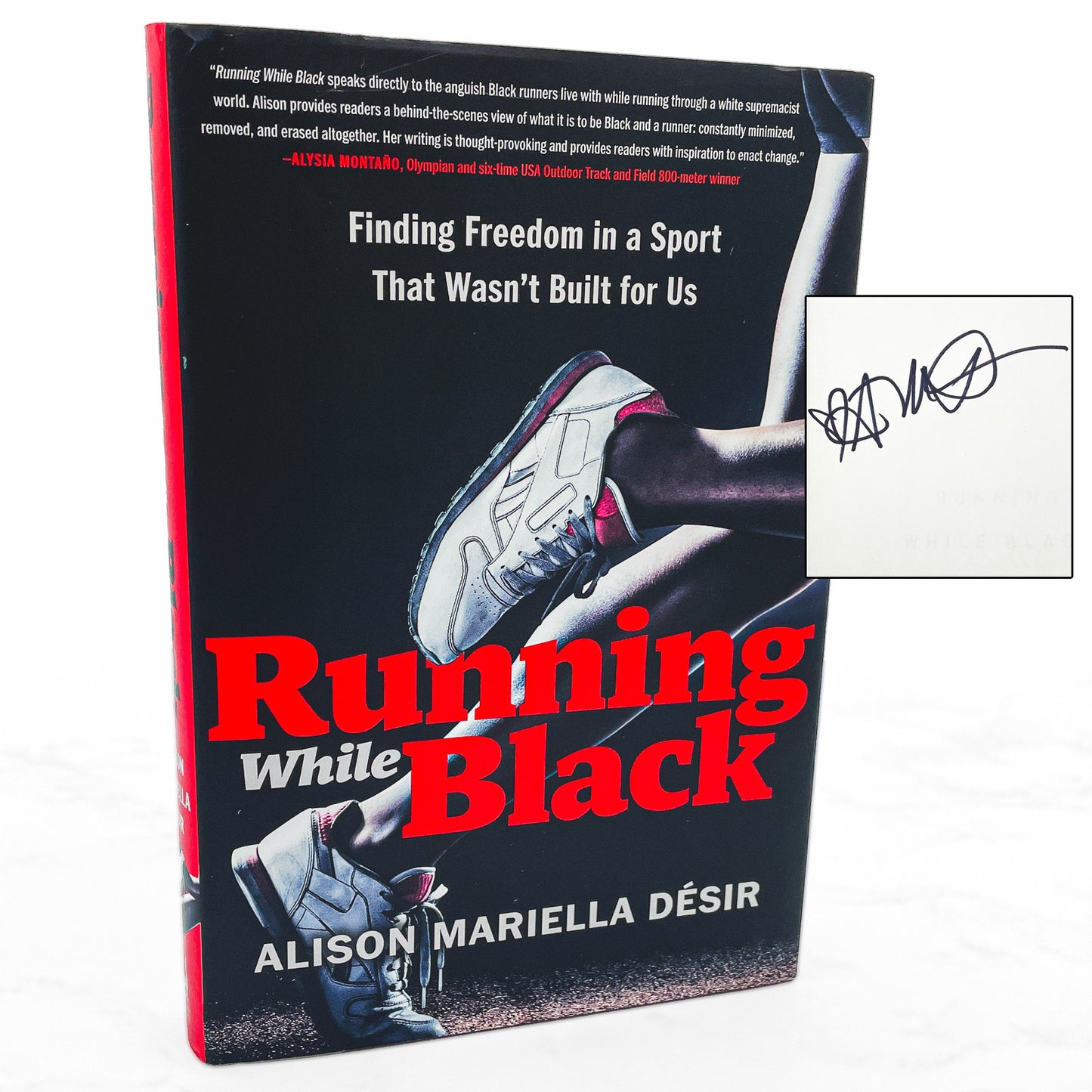 Running While Black by Alison Mariella Désir SIGNED! [FIRST EDITION] 2022 • Portfolio