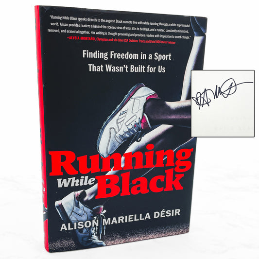 Running While Black by Alison Mariella Désir SIGNED! [FIRST EDITION] 2022 • Portfolio