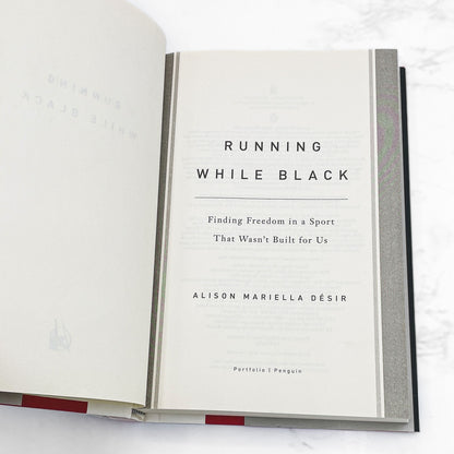 Running While Black by Alison Mariella Désir SIGNED! [FIRST EDITION] 2022 • Portfolio