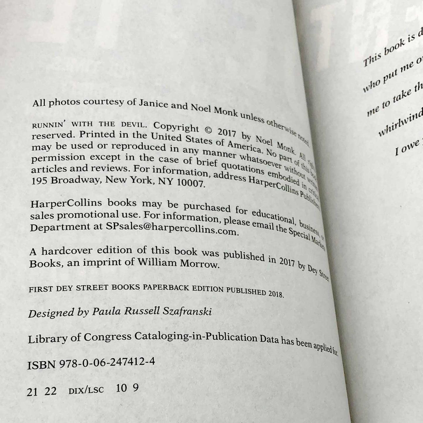 Runnin' with the Devil: Behind the Making of Van Halen by Noel E. Monk [FIRST PAPERBACK EDITION] • Dey Street