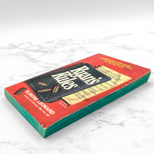 Ryan's Rules [aka SWAG] by Elmore Leonard [FIRST PAPERBACK PRINTING] 1978 • Dell