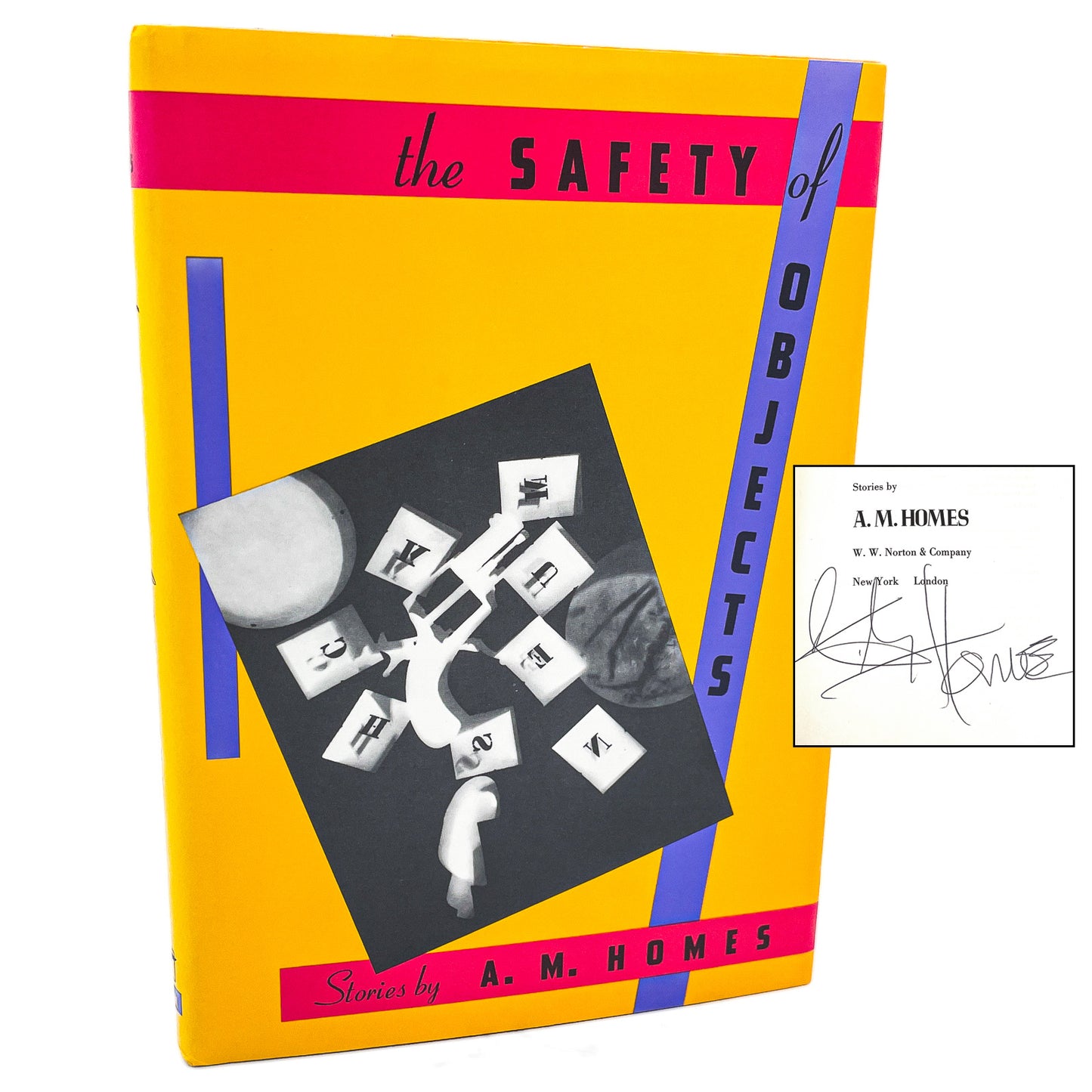 The Safety of Objects by A.M. Homes SIGNED! [FIRST EDITION • FIRST PRINTING] 1991 • W.W. Norton