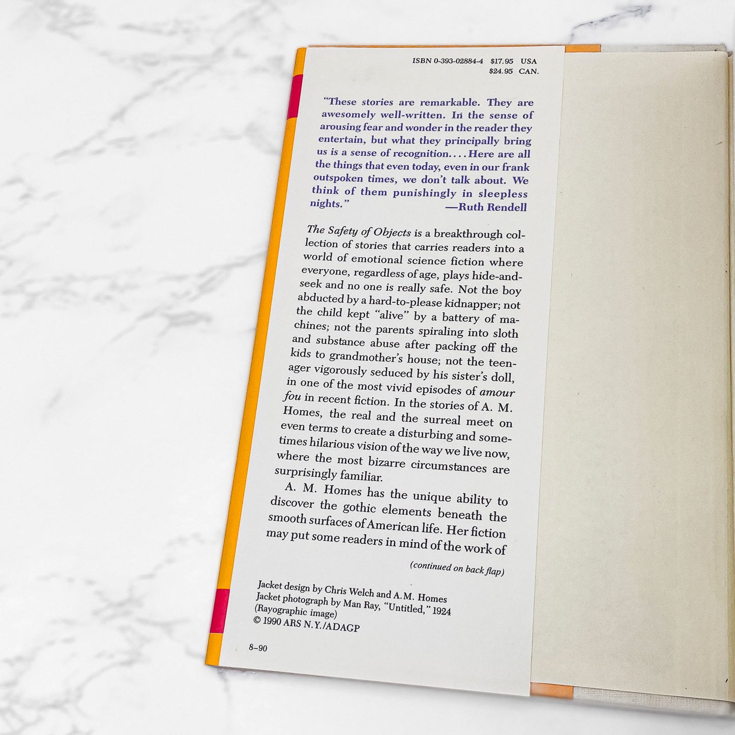 The Safety of Objects by A.M. Homes SIGNED! [FIRST EDITION • FIRST PRINTING] 1991 • W.W. Norton