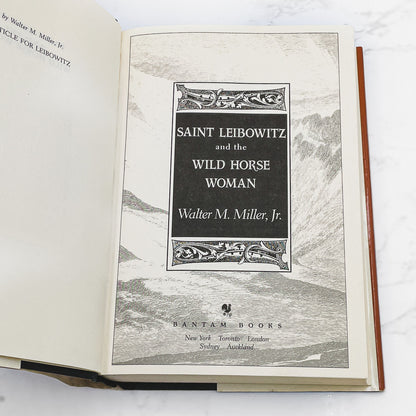 Saint Leibowitz and the Wild Horse Woman by Walter M. Miller Jr [FIRST BOOK CLUB EDITION] 1997 • Bantam